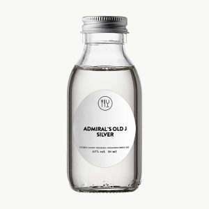 Admiral`s old J silver spiced rom 35%, smageflaske, 5 CL / 10 CL